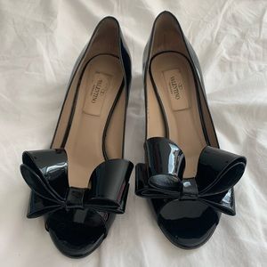 Valentino Bow Kitten Heels